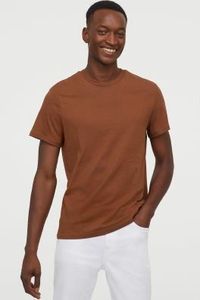 T-shirt en coton coupe ajustée pour femme, décontracté, à manches courtes, basique - Product Image 2