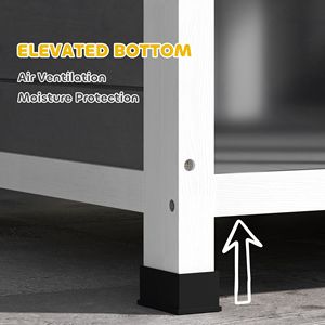 Casa per cani in legno in stile grigio scuro con tetto apribile e finestra gigante per mobili da esterno di grandi dimensioni - Product Image 6