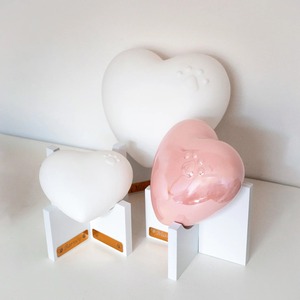 Whole Selling Pink & Blue <b>Heart</b> <b>Shaped</b> Cremation Adult Urn For Human Ashes Decorative Small Keepsake Urn With Sand & Free <b>Bag</b> - Product Image 3