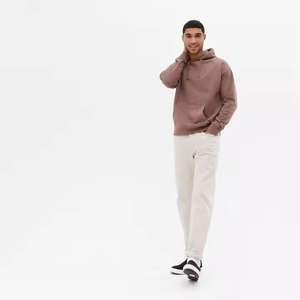 Sudadera con capucha extragrande de color marrón lavado de alta calidad y precio económico para hombre, diseño personalizado, tela de algodón y felpa para el invierno - Product Image 6