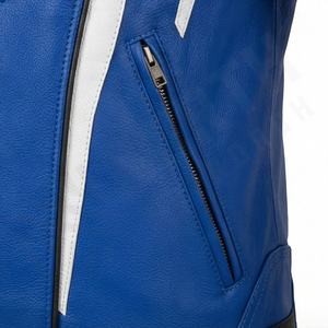 Chaqueta de Motociclista de Cuero Genuino para Hombre de la Mejor Calidad, Nueva Colección de Invierno, Chaquetas de Motocicleta con Protecciones Desmontables Personalizadas - Product Image 5