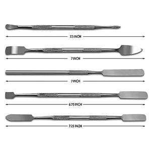 High Quality Reusable Dental Spatula 5 Pieces Set Steel Dental Carver Wax Double Ended Surgical Instruments by <b>Blush</b> Surgical - Product Image 6