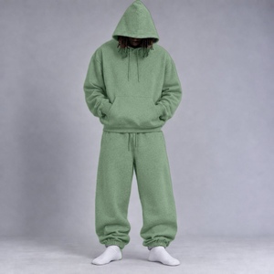 Conjunto Deportivo Extra Grande Personalizado para Hombre, Sudadera de Felpa de Algodón con Logotipo Personalizado, Pantalones Jogger, Ropa Urbana, Proveedor de Ropa al Por Mayor - Product Image 5