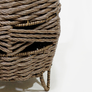 Artex Dong Thap fábrica Vietnam hecho a mano algas marinas jacinto de agua artesanías ecológicas macetas grandes - Product Image 5