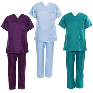 Hauts de tenues médicales unisexe, élastiques, anti-plis, tissés, ajustés, avec détection d'aiguilles, en polyester et élasthanne, pour infirmières et médecins - Product Image 2