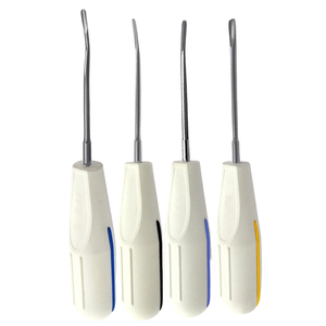 Ensemble de 8 élévateurs manuels de racines pour chirurgie buccale, extraction dentaire, réutilisables, autoclavables, instruments dentaires certifiés CE - Product Image 3