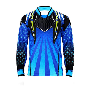 Maillot de paintball personnalisé, respirant, sans couture, 100% polyester, imprimé par sublimation, manches longues, uniforme d'équipe, nom et numéro pour hommes - Product Image 6