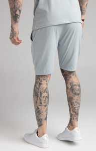 Combinaison de jogging d'été à logo personnalisé pour hommes, ensemble t-shirt et short à blocs de couleurs, 2 pièces pour le football - Product Image 6