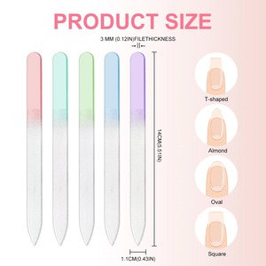 BAFA SURGICAL INSTRUMENTS BSI-MM-20 Lima de Uñas Desechable de Cristal de Doble Cara, Grano 100, Herramienta Duradera para Manicura y Cuidado de Uñas - Product Image 6