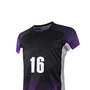 Tenue de volley-ball unisexe respirante de haute qualité à manches courtes, style personnalisé, marque privée, ensembles professionnels très demandés, couleur personnalisable - Product Image 4