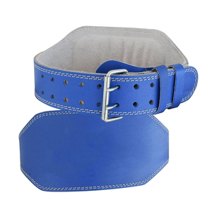 Ceinture de musculation en cuir OEM avec boucle en acier, antidérapante, robuste et réglable pour la musculation, le soulevé de terre et la force athlétique - Product Image 1