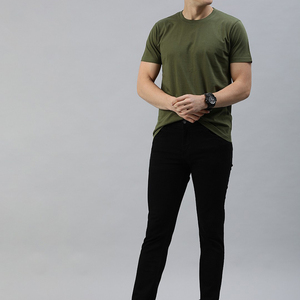 T-shirts pour hommes les plus vendus en gros – Décontractés, respirants, séchage rapide, manches courtes, 100 % coton, coupe classique, été - Product Image 2