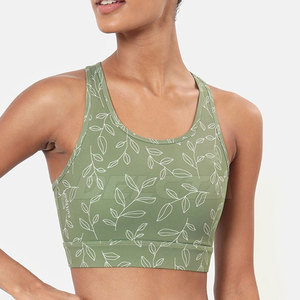 Sujetador Deportivo de Spandex y Nailon de Último Diseño para Mujer, Cómodo Sujetador Deportivo para Gimnasio - Product Image 1
