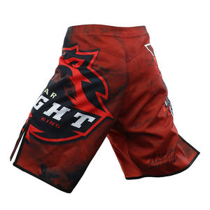 Pantalones Cortos de Grappling MMA con Estampado Digital Personalizado, Anti-desgarro, Panel Elástico, BJJ, Kick Boxing, Ligeros, Transpirables - Product Image 3