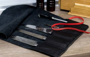 Estuche de Cuero Premium para Cuchillos de Chef, Bolsa de Viaje Profesional para Cocina, Resistente a Olores, Duradero, LSKR-0064 - Product Image 6