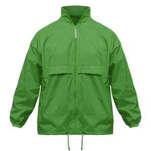 Veste coupe-vent pour homme, tendance, avec logo personnalisé, imperméable, à capuche, grande taille, fermeture éclair sur le devant - Product Image 5