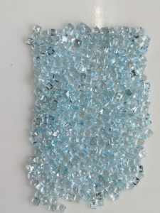 Topacio Azul Cielo Natural de 2.5MM, Corte Cuadrado Escalonado, Piedras Preciosas Sueltas para Joyería - Product Image 5
