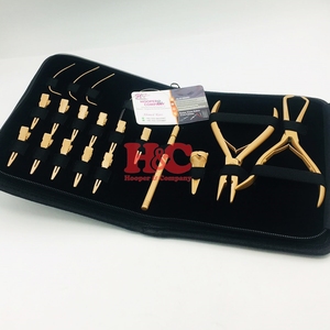 Nuevas llegadas: Kit de herramientas personalizadas para extensiones de cabello de color, alicates de acero inoxidable de grado quirúrgico, clips, agujas en forma de C, cuentas y bucles. - Product Image 5