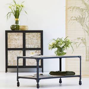 Buffet Vandana Prime Arista en bois recyclé et métal avec façades blanchies à la chaux - Buffet - Product Image 1