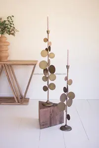 Candelabro de Acero Inoxidable Contemporáneo de Primera Calidad, Hecho a Mano, para Decoración de Vestíbulos de Hoteles, Recepciones y Restaurantes, con Diseños Trenzados - Product Image 3