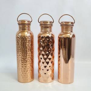 ขวดน้ำทองแดงแบบคลาสสิกพร้อมฝาเกลียว - Product Image 6