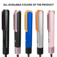 Outil de coiffage 2 en 1, séchage rapide et lissage, sèche-cheveux ionique haute vitesse 200M, lisseur, styler pour cheveux mouillés
