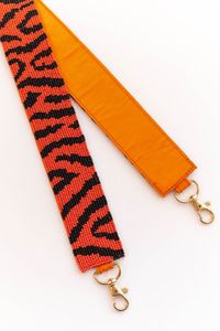 Elegant <b>White</b> Gold Star Beaded Purse Strap - Product Image 3