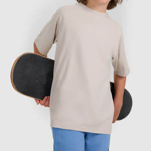 Camisetas de Verano de Algodón/Fibra de Bambú Hechas a Medida para Niños, Logotipo Personalizado, Transpirables y Ecológicas, Precio al por Mayor - Product Image 1