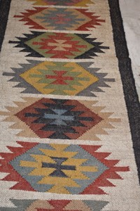 Alfombra de Yute Reversible Tejida a Mano, Alfombra Kilim Plegable de Fibra Natural para Sala de Estar y Hotel a Precio de Mayoreo - Product Image 4