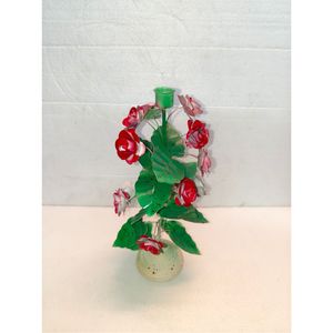 Metal Leaf <b>Candle</b> Holder Decorative Iron Floral Taper Candelabra <b>Eucalyptus</b> Leaf Tree <b>Candle</b> Stand for Table Wedding Home Decor - Product Image 2