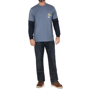 เสื้อยืดผ้าฝ้าย100% น้ำหนักเบาระบายอากาศได้ดีเป็นมิตรกับสิ่งแวดล้อม - Product Image 3