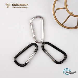 D type 5.2 wire diameter Mountaineering buckle Multifunctional aluminum alloy Travel keychain pendant Mountaineering buckle - Product Image 6