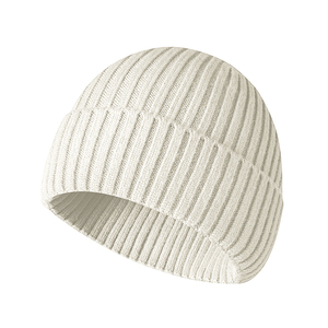 Solid Pattern Customizable High Quality Waterproof Beanie Cap for <b>Men</b>-Beach & Travel Ready Stylish <b>Winter</b> <b>Hat</b> - Product Image 4