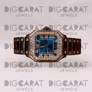 Reloj con Diamantes Cultivados en Laboratorio, Suministro Directo de Fábrica, Perfecto para Fiestas, Vacaciones en la Playa, Estilo de Vida de Lujo, Disponible en Grandes Cantidades - Product Image 1