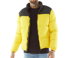 AZORES SPORTS Polyester Nylon Waterproof Breathable Eco-Friendly <b>Light</b> Weight Custom High Street Canvas Men <b>Puffer</b> <b>Jacket</b> Winter - Product Image 3