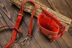 Funda de Cuero Vacuno Premium para Tijeras de Barbero, Protección a Prueba de Olores, Portaherramientas de Cintura para Peluquero LBSH-0012 - Product Image 6