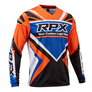 Nuevo Diseño Personalizado, Jersey de Motocross Transpirable, Ropa de Carreras de Motos y Automóviles, Prenda Transpirable y Económica - Product Image 1