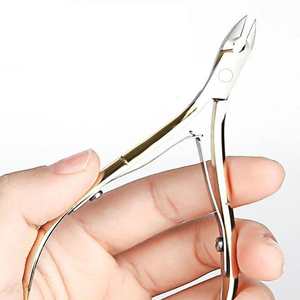 Pince à cuticules en acier inoxydable multicolore de haute qualité, prix d'usine en gros, outil de manucure pour peaux mortes, pince à cuticules de beauté - Product Image 2