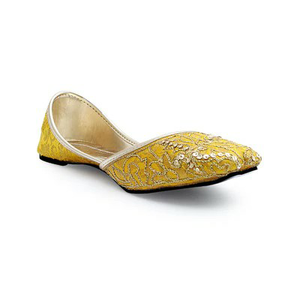 Jutti Punjabi Hecho a Medida para Bodas, Tendencia 2026, Elegante para Mujer, Khussa Hecho en Pakistán, Zapatos Khussa Planos para Chica - Product Image 4