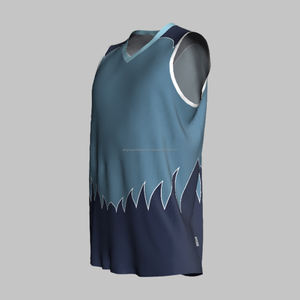 Personnalisable de haute qualité OEM Basketball Jersey Respirant Plus Size Set Color Combination Design - Product Image 3