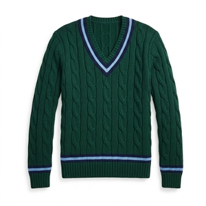 Custom <b>Mens</b> Full Zip <b>Cardigan</b> Sweater full length front <b>zipper</b> regular layered fit for versatile daily outer layer Private Label - Product Image 2