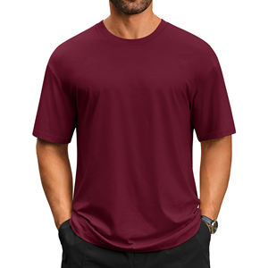 T-shirt homme surdimensionné, coupe décontractée, vêtement décontracté, écologique, pour un confort quotidien, en tissu léger et finition soignée. - Product Image 1