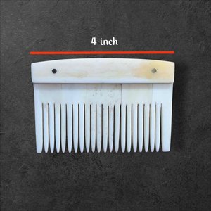 Peigne en corne de buffle polie de haute qualité, style animalier, fait main, écologique, pour la maison, le spa, le salon, les mariages, personnalisable - Product Image 3