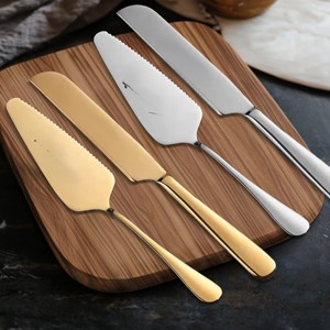 LuxeServe Stainless Steel <b>Cake</b> <b>Server</b> with Mirror Glow Finish for Elevated Dessert Styling - Product Image 6