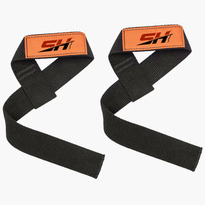 Correas de levantamiento de pesas para gimnasio con logo personalizado, acolchado suave al tacto, soporte de muñeca para peso muerto, fabricadas por Sewing Hub - Product Image 1