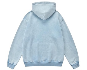 เสื้อฮู้ดดี้โอเวอร์ไซส์แบบหนา 360 กรัม ผลิตตามสั่ง ขายส่ง เป็นมิตรกับสิ่งแวดล้อม ผลิตจากโพลีเอสเตอร์/ผ้าฝ้าย ระบายอากาศได้ดี กันลม คุณภาพสูง - Product Image 3