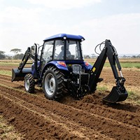 Bras d'excavatrice hydraulique pour tracteur 70 CV, livré standard avec pelle de bulldozer/chargeuse
