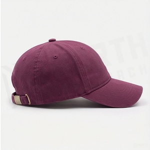   Gorra de Béisbol de 6 Paneles con Visera Ajustable, Unisex, Color Sólido, Sarga de Algodón, Estilo Casual - Product Image 3