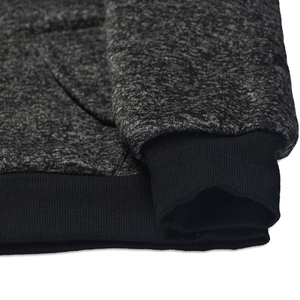 Sweat-shirt à capuche zippé en polaire pour homme, couleur unie, coupe décontractée, vêtement d'automne - Product Image 2