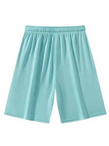 Mesh Fabric Breathable Loose Fit Elastic Waist Shorts Men Clothing Athletic Shorts Elastic Waist Drawstring Casual Bermuda Short - Product Image 2